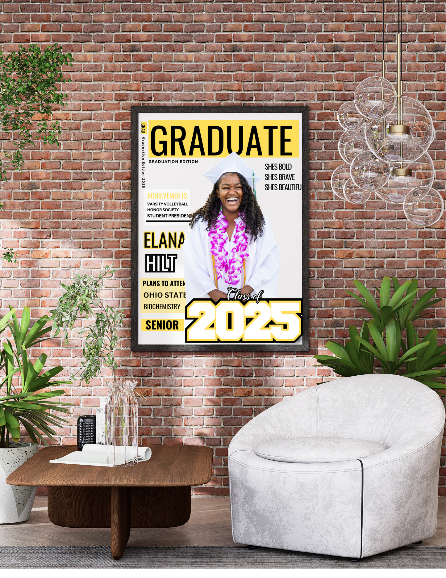 8x 10 Graduation Magazine Cover |Nita's 3D Paper Krafts