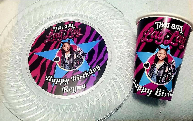 Custom Party Plate & Cup Package | Nita's 3D Paper Krafts