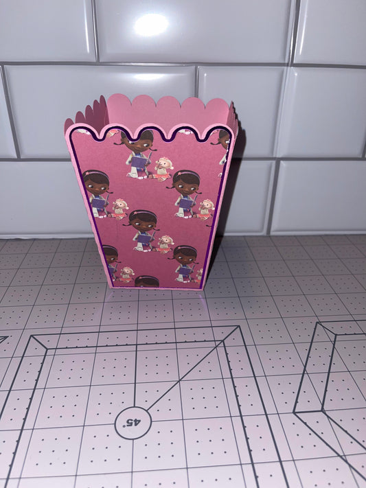 Custom Dr.Mcstuffins Popcorn Box| Nita's 3D Paper Krafts™