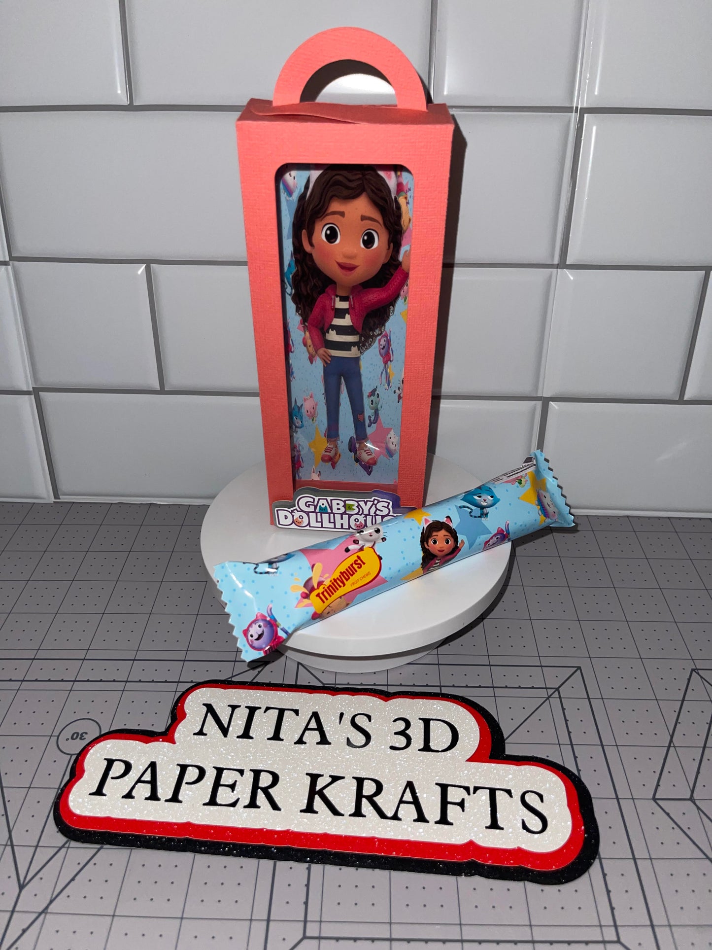 Custom 3D Doll Favor Box| Nita's 3D Paper Krafts™