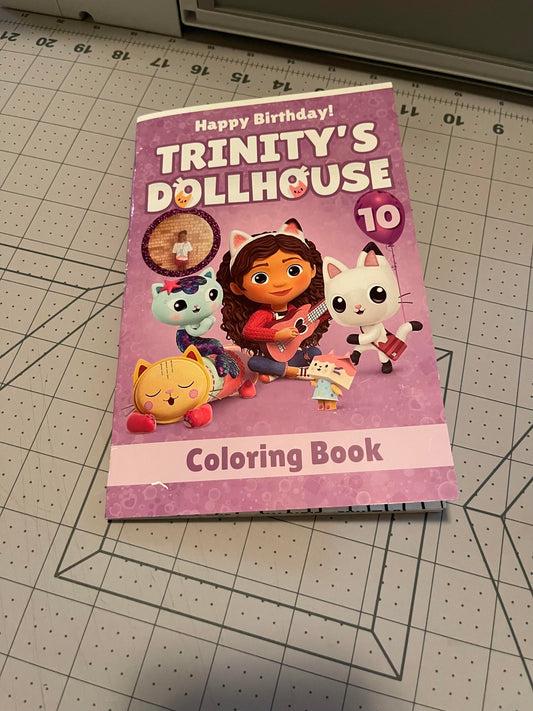 Custom Coloring Book with Matching Crayon Box |Nita's 3D Paper Krafts